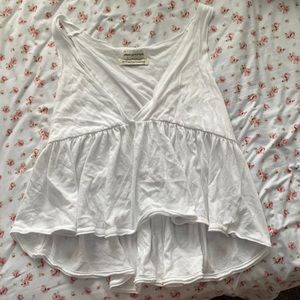 Urban outfitters white flowy tank
